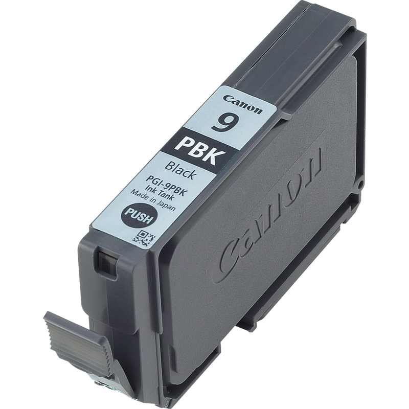 Canon PGI-9PBK Tinte Foto-Schwarz Produkt Ansicht der Patrone von rechts