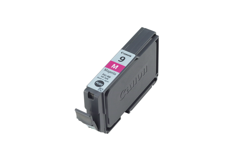 Canon PGI-9M Tinte Magenta Produkt Ansicht der Patrone von rechts