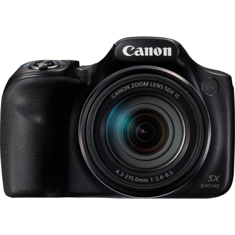 Canon PowerShot SX540 HS – Schwarz Produkt Rückansicht mit Foto auf dem Bildschirm
