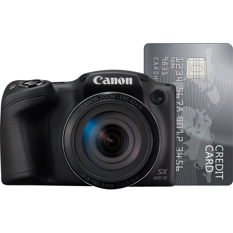 Canon PowerShot SX420 IS – Schwarz Produkt Vorderansicht
