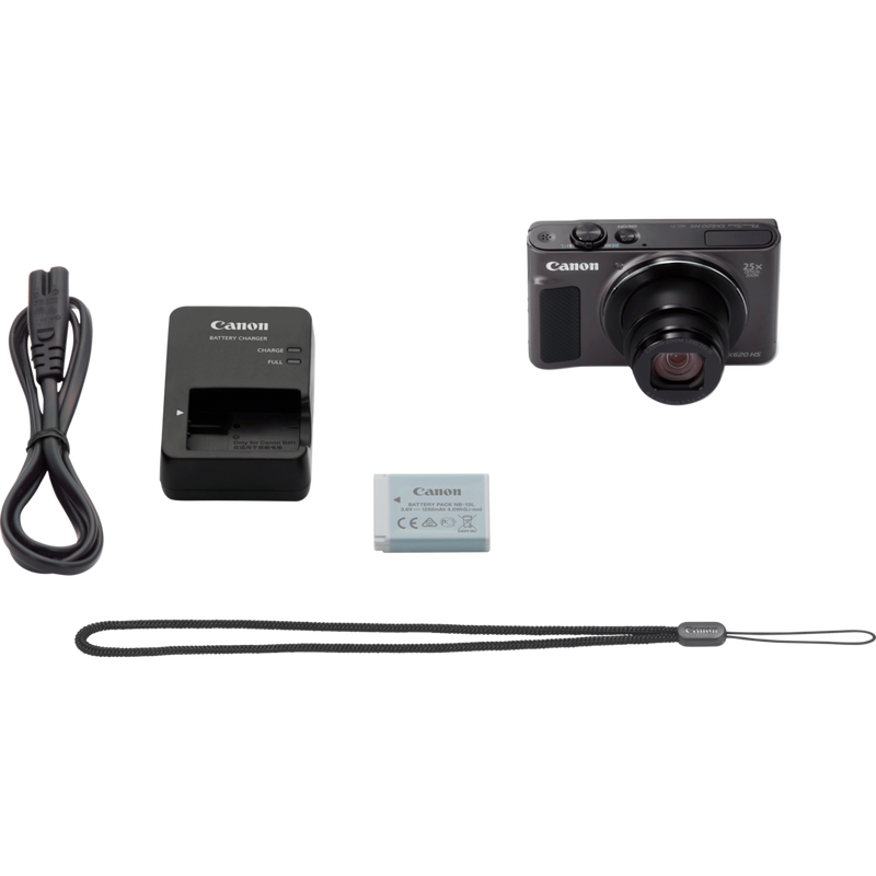 Canon PowerShot SX620 HS – Schwarz Produkt Lieferumfang