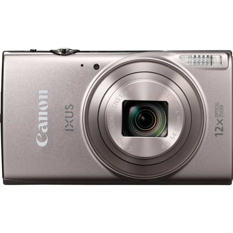 Canon IXUS 285 HS – Silber Produkt Vorderansicht vertikal