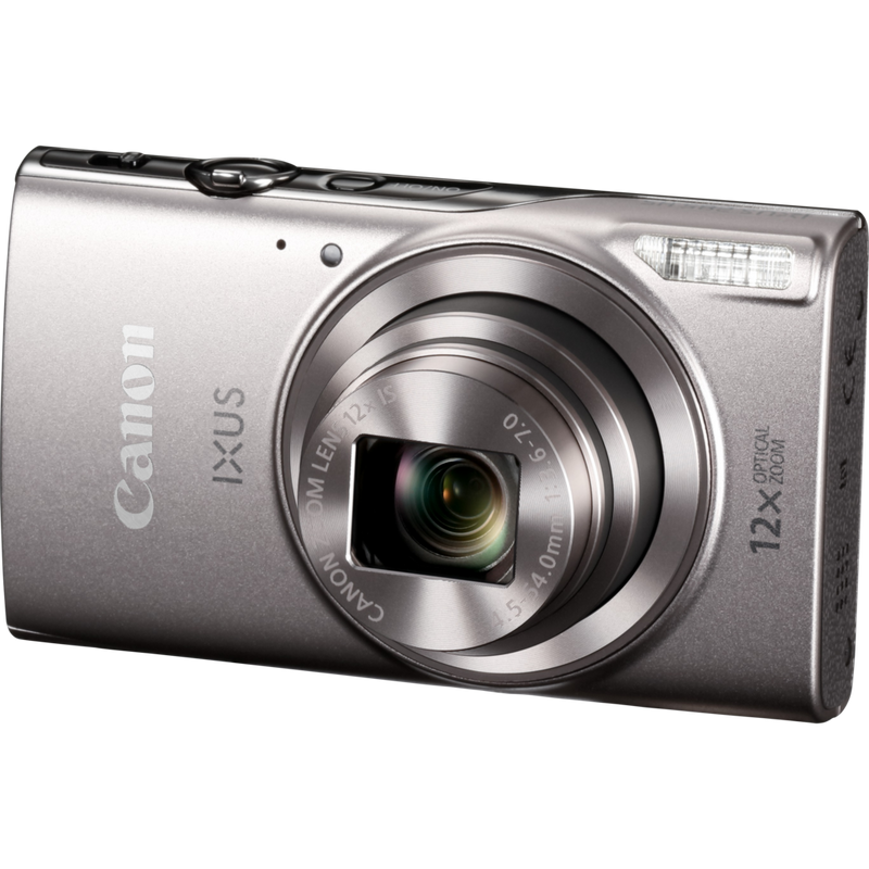 Canon IXUS 285 HS – Silber Produkt Vorderansicht vertikal