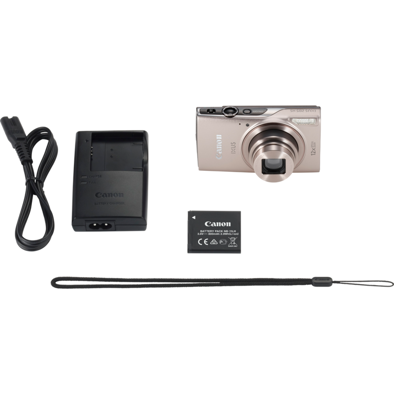 Canon IXUS 285 HS – Silber Produkt Lieferumfang