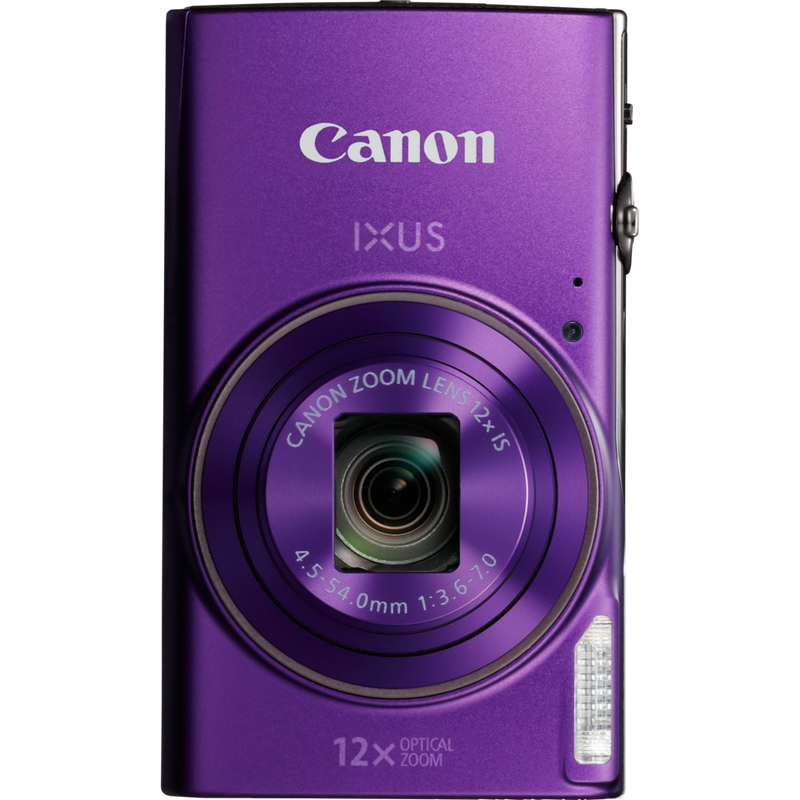 Canon IXUS 285 HS – Lila Produkt Vorderansicht horizontal