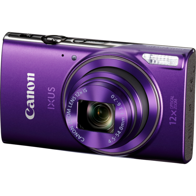 Canon IXUS 285 HS – Lila Produkt Vorderansicht vertikal