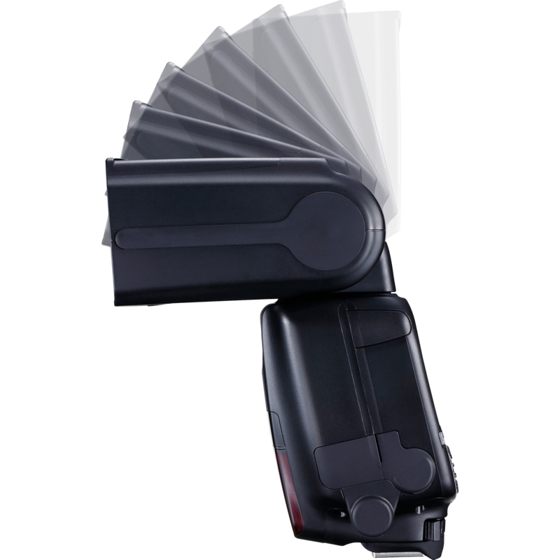 Canon Speedlite 600EX II-RT Blitzgerät Produkt Drehradius von oben