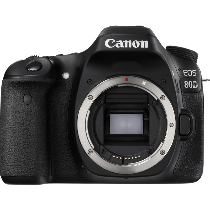 Canon EOS 80D Gehäuse Produkt Vorderansicht