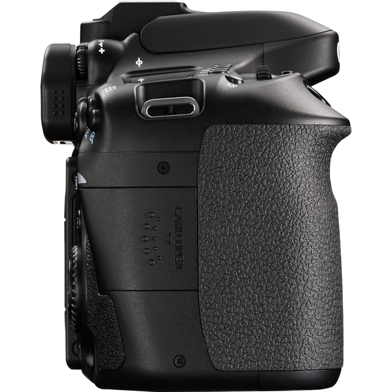 Canon EOS 80D Gehäuse Produkt Ansicht von links