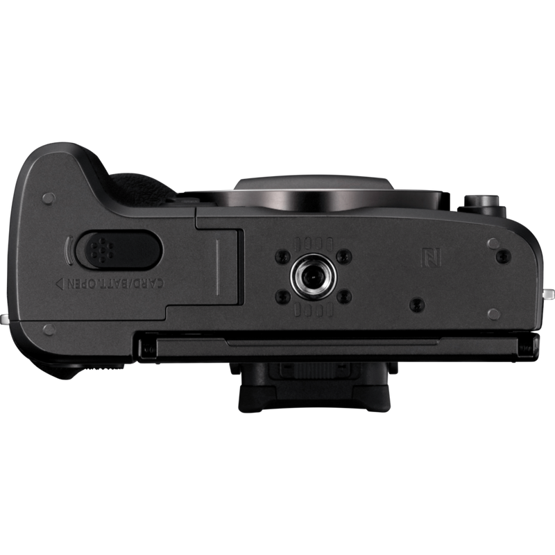 Canon EOS M5 Gehäuse Schwarz Produkt Ansicht von unten