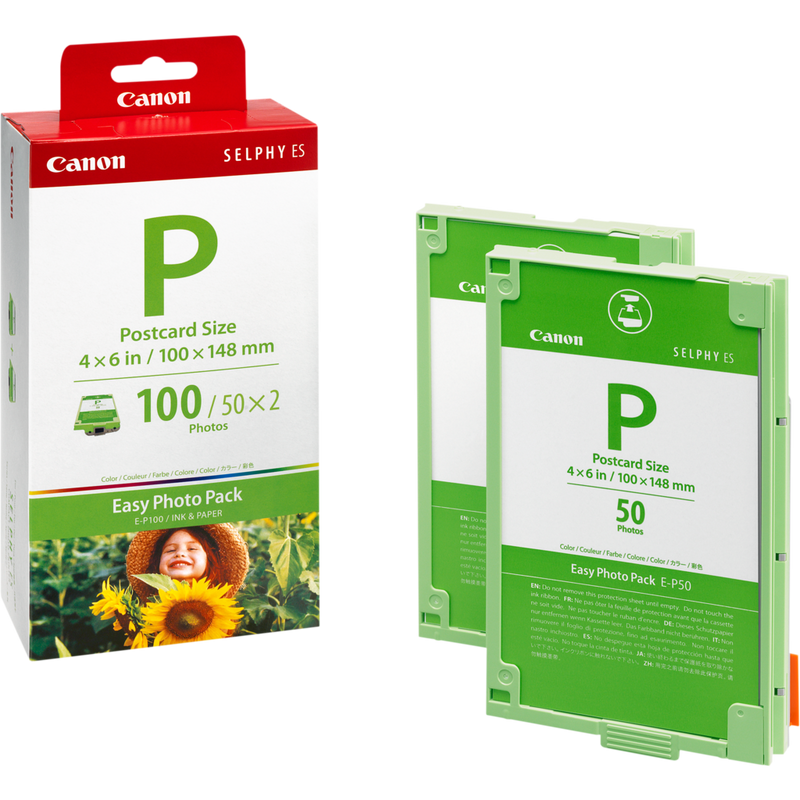 Canon E-P100 Easy Photo Pack Postkartenformat – 100 Drucke Produkt Vorderansicht