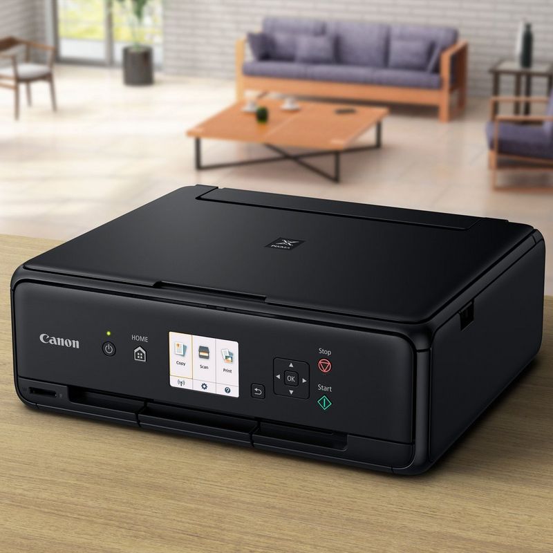 Canon PIXMA TS5050 – Schwarz Produkt Schrägansicht von vorne