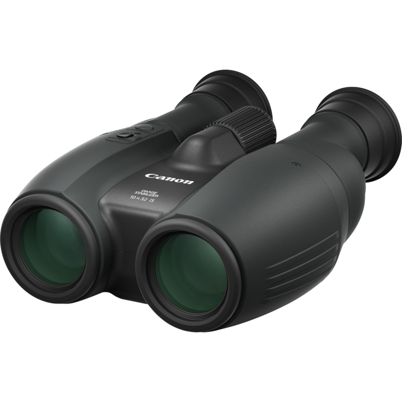 Canon 10x32 IS Fernglas Produkt Vorderansicht von links