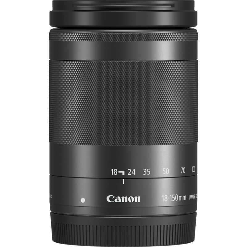 Canon EF-M 18-150mm f/3.5-6.3 IS STM Objektiv – Graphit-Grau Produkt Vorderansicht
