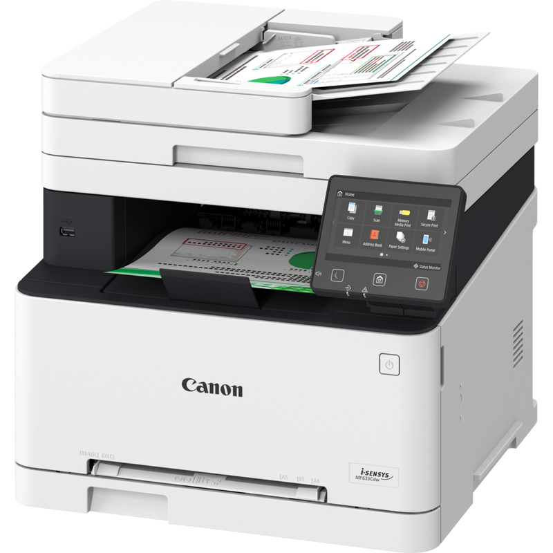 Canon i-SENSYS MF633Cdw Produkt Verwenden des Touchscreens