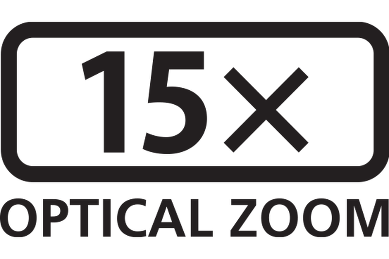 15x optisk zoom