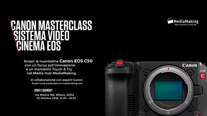 [02/10/2025] Masterclass Sistema Video Cinema EOS da MediaMaking