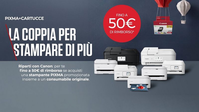 Stampante e inchiostro insieme? Ti premiamo!
