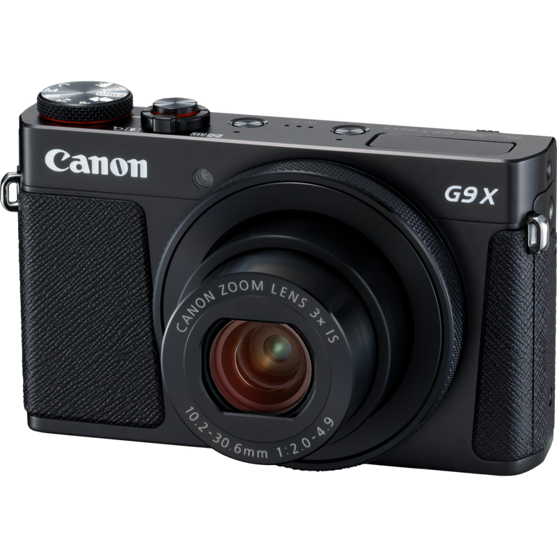 Canon PowerShot G9 X Mark II – Schwarz Produkt Vorderansicht