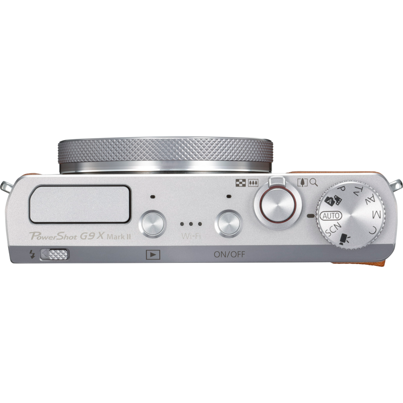 Canon PowerShot G9 X Mark II – Silber Produkt Ansicht von oben