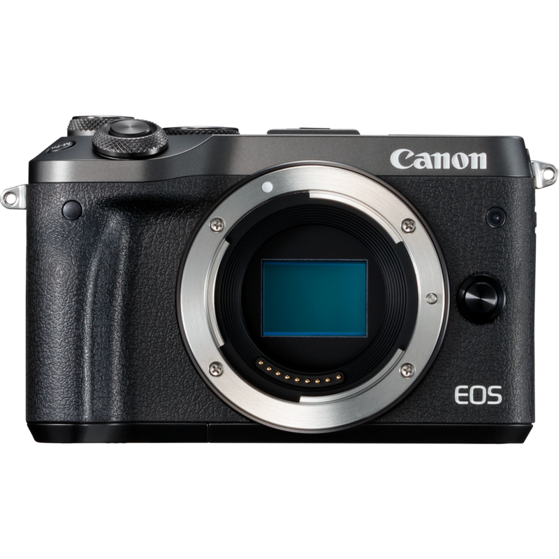 Canon EOS M6 Gehäuse - Schwarz Produkt Vorderansicht