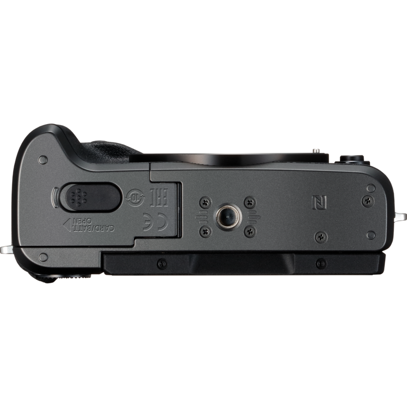 Canon EOS M6 Gehäuse - Schwarz Produkt Ansicht von unten