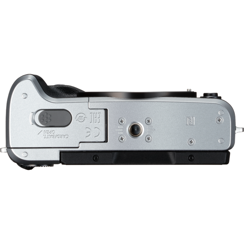 Canon EOS M6 Gehäuse Silber Produkt Ansicht von unten