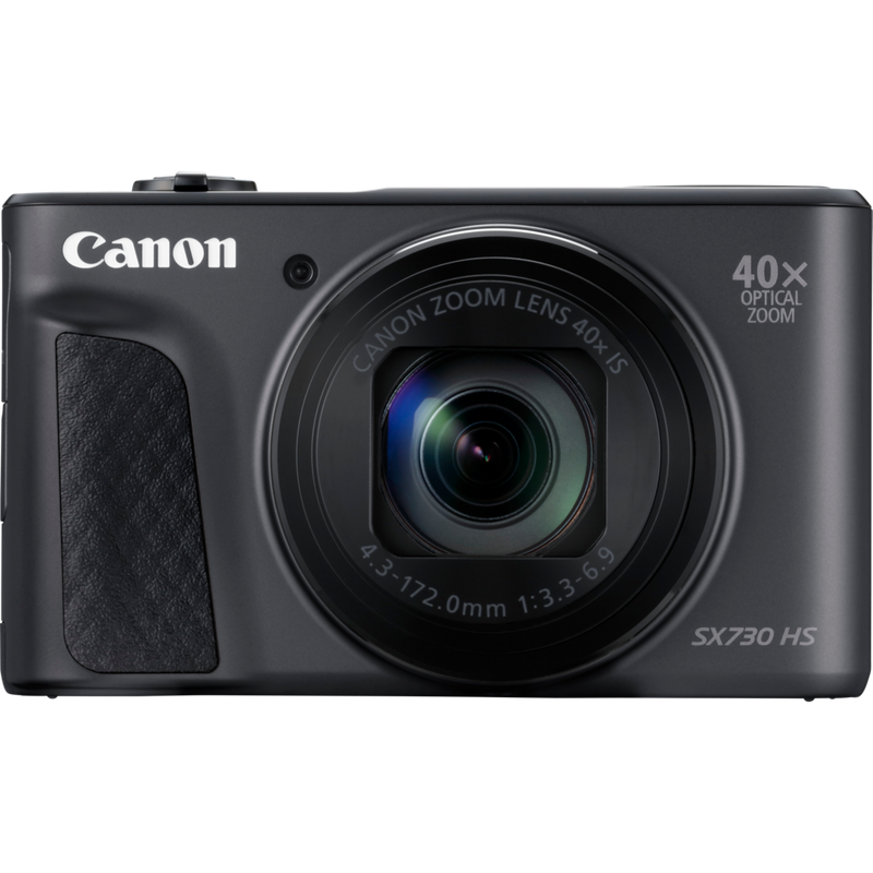 Canon PowerShot SX730 HS Schwarz Produkt Vorderansicht