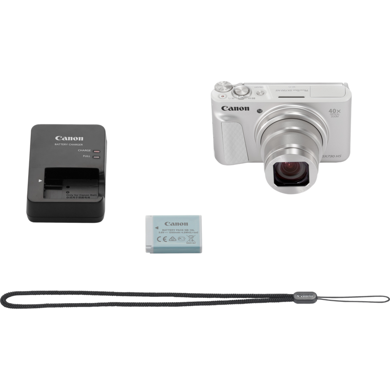 Canon PowerShot SX730 HS – Silber Produkt Lieferumfang