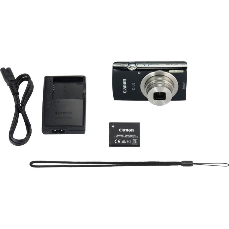 Canon IXUS 185 – Schwarz Produkt Lieferumfang