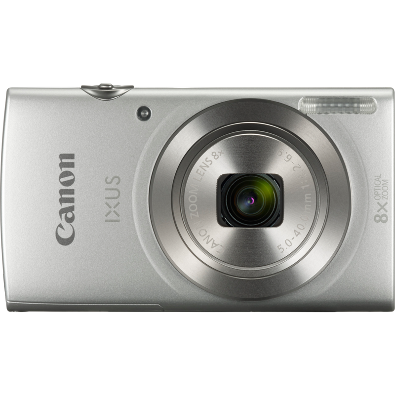 Canon IXUS 185 – Silber Produkt Vorderansicht vertikal