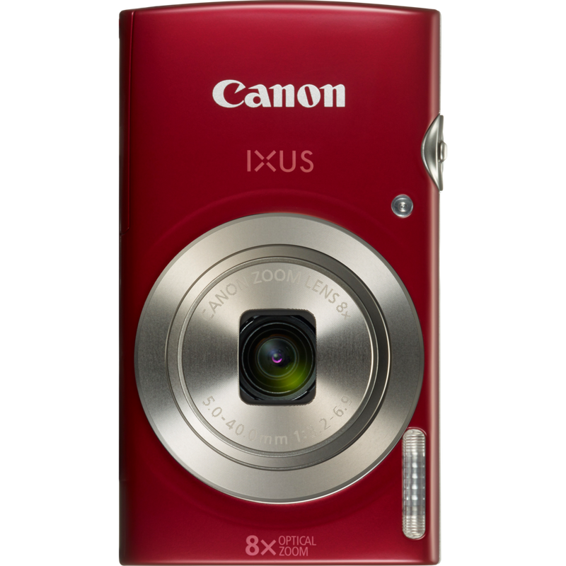 Canon IXUS 185 – Rot Produkt Vorderansicht horizontal