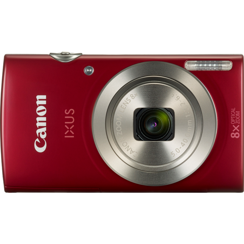 Canon IXUS 185 – Rot Produkt Vorderansicht vertikal