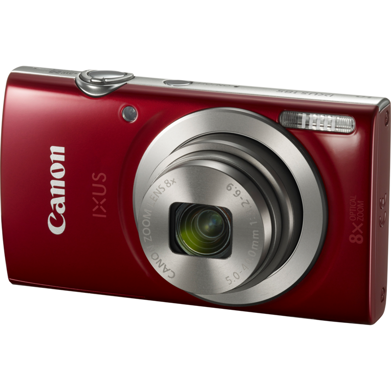 Canon IXUS 185 – Rot Produkt Vorderansicht