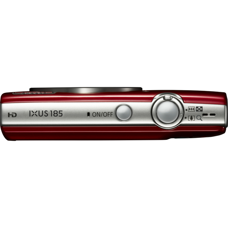 Canon IXUS 185 – Rot Produkt Ansicht von oben