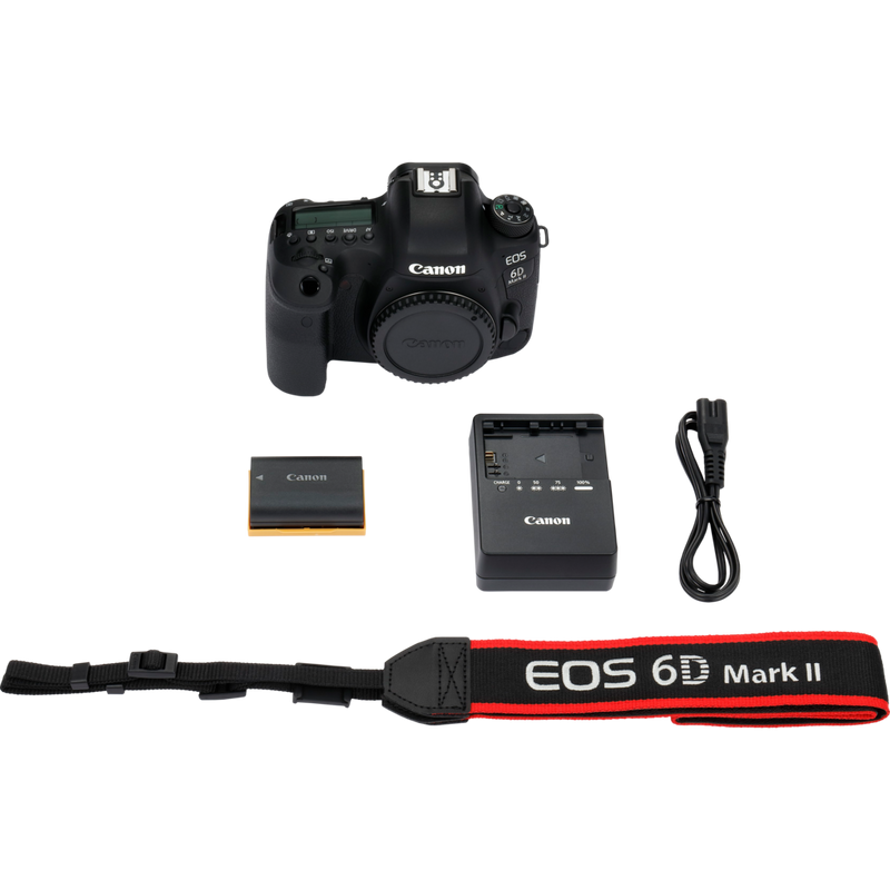 Canon EOS 6D Mark II Gehäuse Produkt Lieferumfang