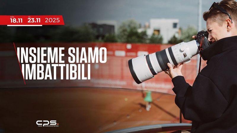 [18-23/11/2025] Canon Professional Services ti aspetta alla Coppa Davis!