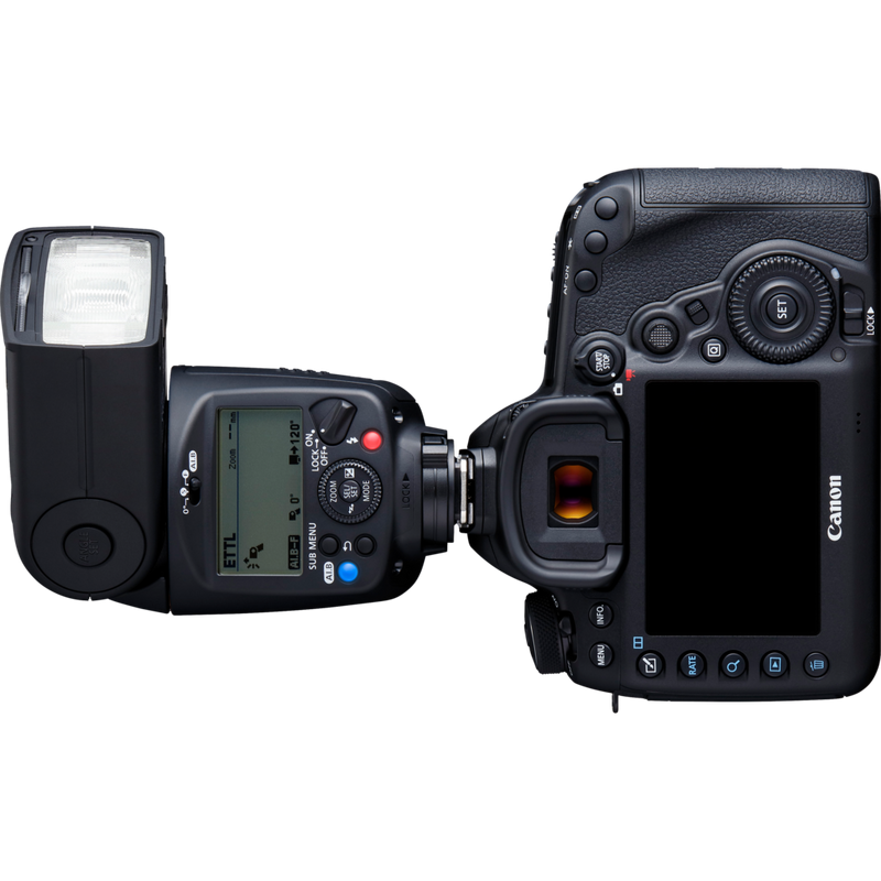 Canon Speedlite 470EX AI Produkt Drehradius von der Seite