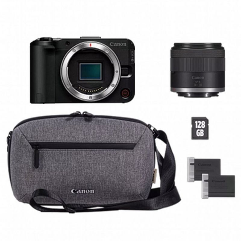EOS R50 V+RF-S14-30 + Bag + Battery + sd card