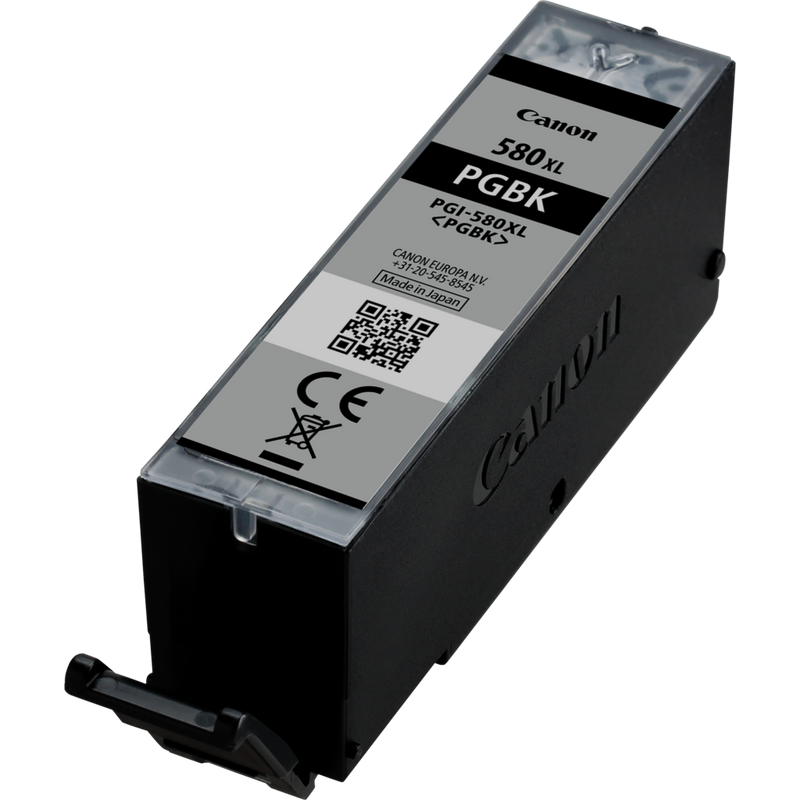 Canon PGI-580 XL Pigmentschwarz Tintentank, hohe Reichweite Produkt Ansicht der Patrone von rechts