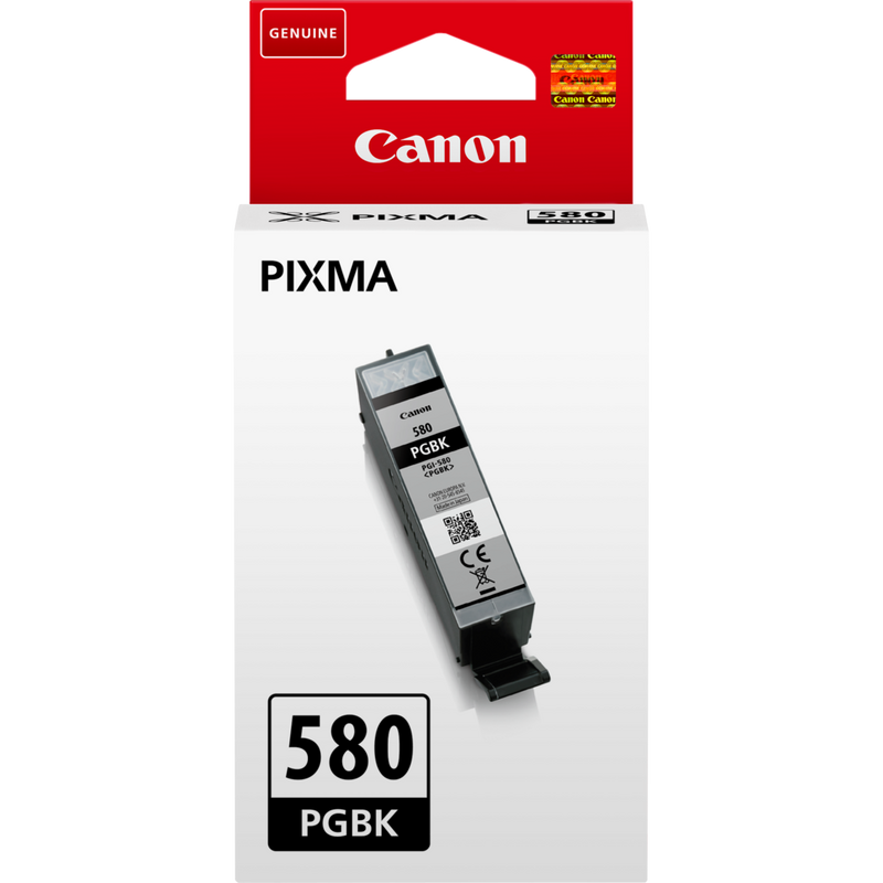 Canon PGI-580BK Tinte Pigmentschwarz Produkt Vorderansicht