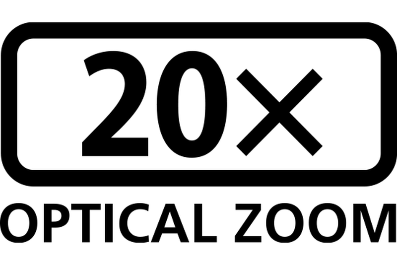 20x optisk zoom