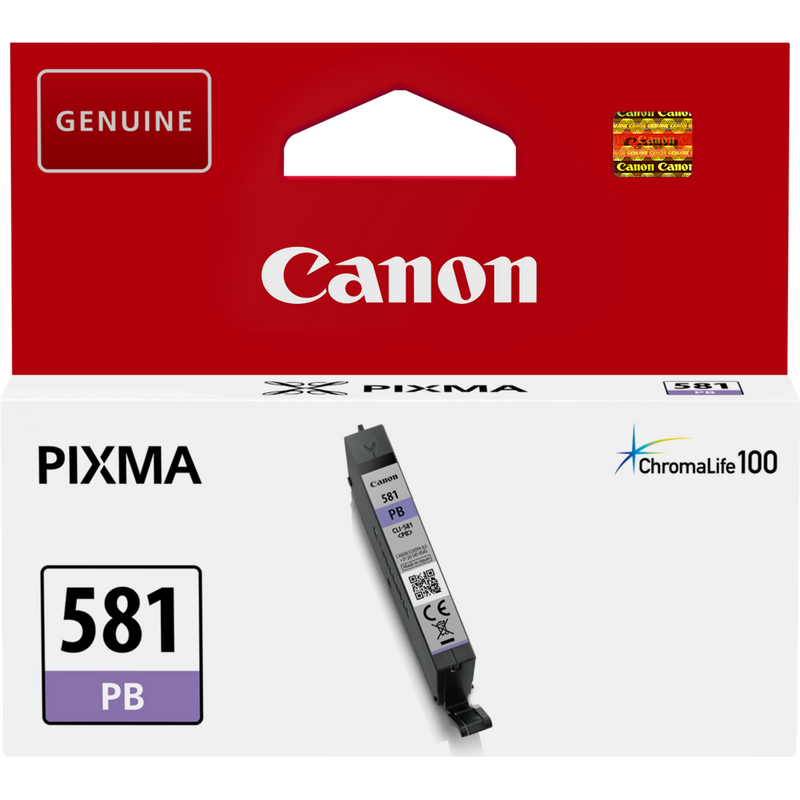 Canon CLI-581PB Fotoblau Tintentank Produkt Vorderansicht