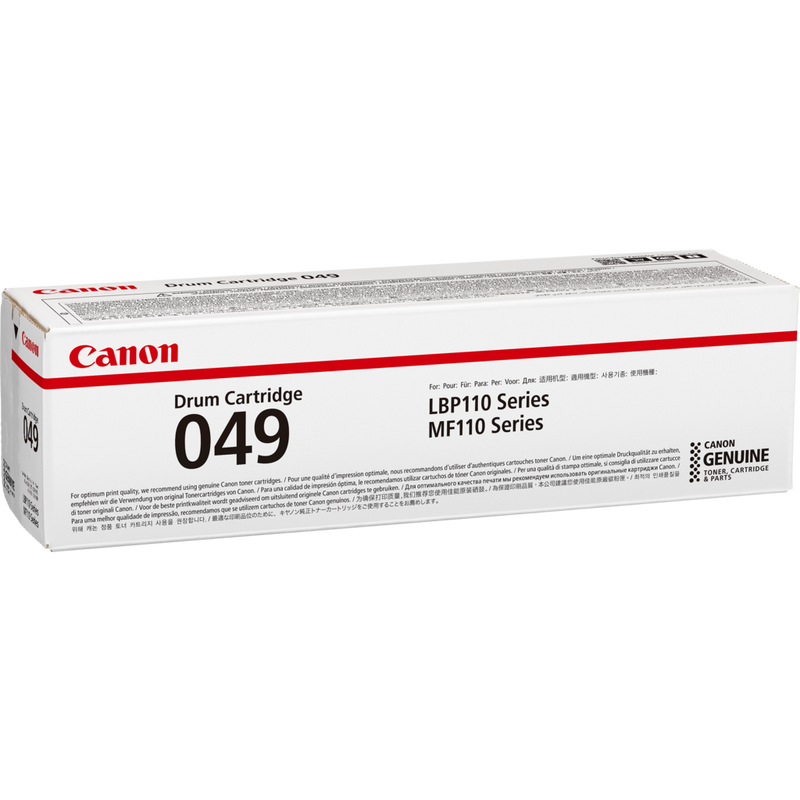Canon 049 Trommeleinheit Produkt Ansicht der Verpackung von links