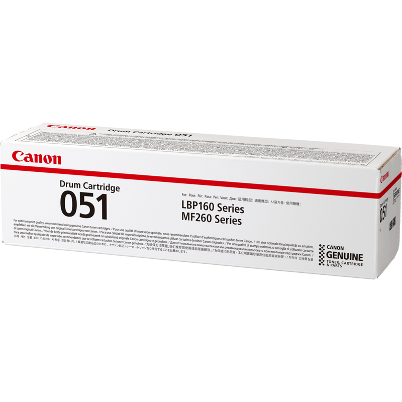 Canon 051 Trommeleinheit Produkt Ansicht der Verpackung von rechts