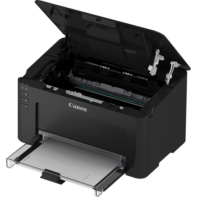 Canon i-SENSYS LBP112 Schwarzweiß-Laserdrucker Produkt Ansicht des offenen Druckers von oben