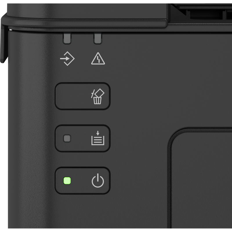 Canon i-SENSYS LBP112 Schwarzweiß-Laserdrucker Produkt Nahaufnahme der Tasten