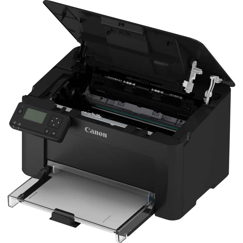 Canon i-SENSYS LBP113w Schwarzweiß-Laserdrucker Produkt Ansicht des offenen Druckers von oben