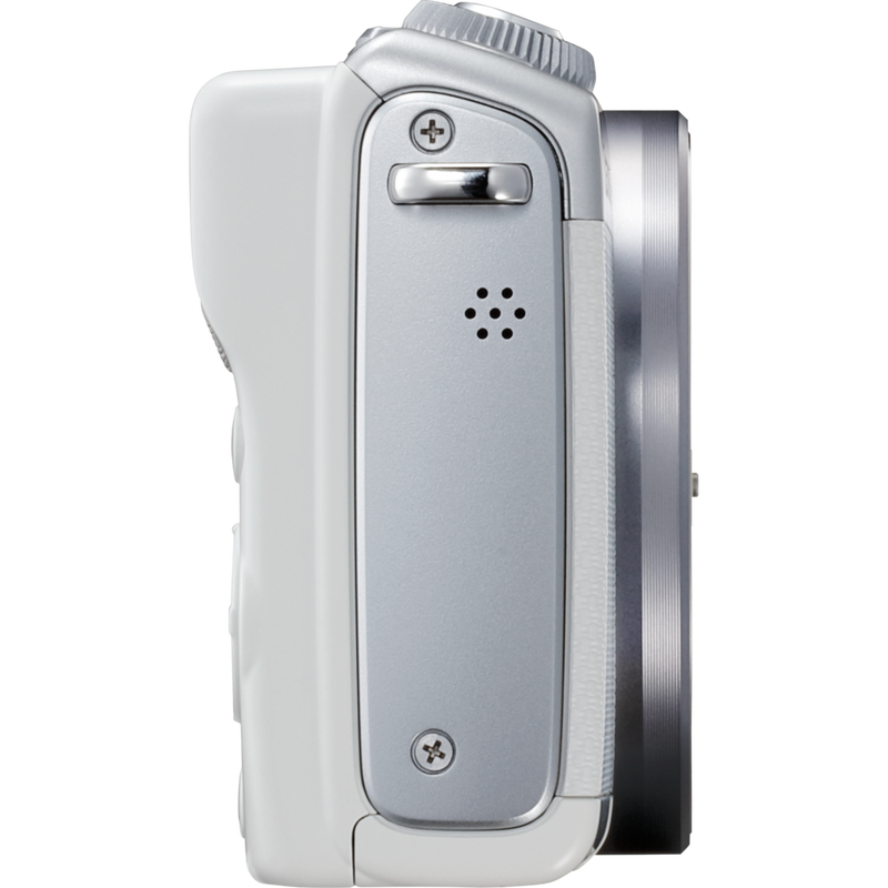 Canon EOS M100 Gehäuse – Weiß Produkt Ansicht von rechts