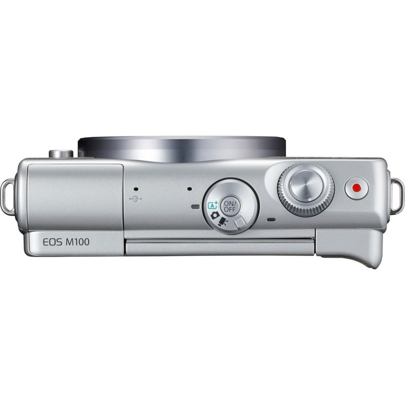 Canon EOS M100 Gehäuse – Grau Produkt Ansicht von oben